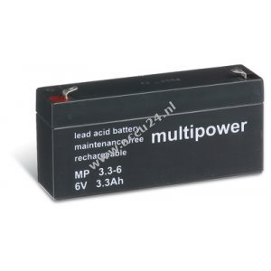 Loodbatterij (multipower) MP3,3-6