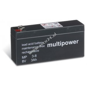 Loodbatterij (multipower) MP3-8