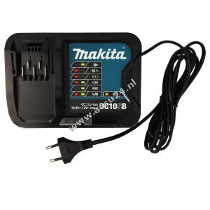 Snellader Makita DC10SA 10,8V (197347-2) voor schuifbatterijen Origineel (10,8V & 12V compatibel)