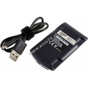 USB-Lader compatible met Canon Type LC-E6E