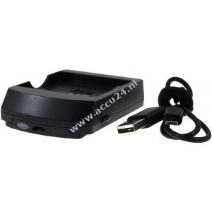 USB-Lader compatible met Olympus Type F-2AC