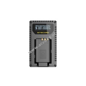 USB-lader Nitecore USN2 voor camera Batterij Sony NP-BX1 / voor model Sony DSC-HX350 met LCD