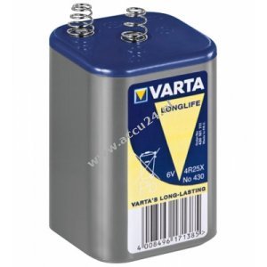 Lantaarnbatterij Varta Type 0430 4R25 6V blok