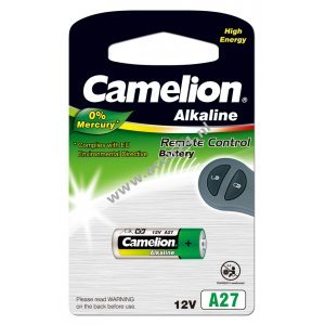 Camelion LR27A 1 pack blisterverpakking A27-BP