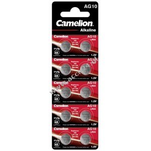 Camelion Knoopcel LR54 LR 1130 AG10 Blister van 10