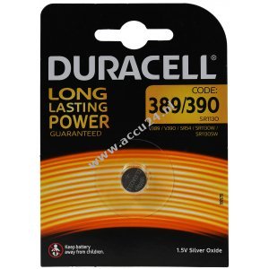 Duracell Knoopcel SR54/ SR1130W/ type 389 390 1er blaar