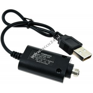 Laadkabel, oplader voor e-sigaret / Shisha type USB-RT-1103-2 met USB