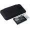 Accu voor Samsung Galaxy S5 / SM-G900 / Type EB-B900BC mit Flip Cover