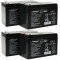 Powery Lood-Gel Accu voor USV APC RBC 24