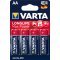 Varta Max Tech Alkaline AA Mignon-batterij 4pcs blisterverpakking