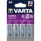 Varta Ultra Lithium AA Mignon / LR6 batterij 4 st. blisterverpakking