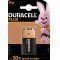 Batterij Duracell Plus Voeding MN1604 6LR61 9V-blokblisterverpakking