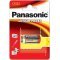 Fotobatterij Panasonic Fotovermogen 123 CR123A RC R123 1er blisterverpakking