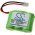 Batterij voor hondenhalsband (ontvanger) Dogtra 300M / EF-3000 / 200NCP / Type 35AAAH3BMX