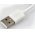 goobay USB-C oplaad- en synchronisatiekabel voor apparaten met USB-C-aansluiting, 0,5 m, wit
