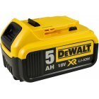 Accu voor Dewalt 18V DCB184 voor XR accu-machines 5,0Ah Li-Ion