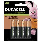 Duracell Mignon batterij AA 4906 MN1500 UM3 LR6 HR6 4pcs blisterverpakking