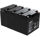 Powery Lood-Gel Accu voor USV APC Smart-UPS 2200 20Ah (vervangt ook 18Ah)