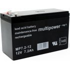 Loodbatterij (multipower ) MP7.2-12 Vds