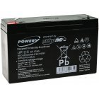 Powery Lood gel batterij 6V 12Ah