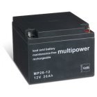 Multipower Loodbatterij MP26-12I Vds 12V 26Ah