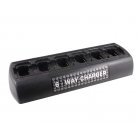 6-voudige oplader voor de batterij van de radio-eenheid Icom IC-F50 / IC-F60 / IC-M88 / Type BP-227 6-voudige oplader voor de batterij van de radio-eenheid Icom IC-F50 / IC-F60 / IC-M88 / Type BP-227