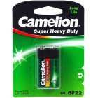 Batterie Camelion Super Heavy Duty 6F22 9-V-Block (5 x 1er Blister)