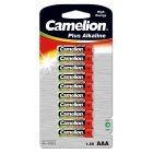 Batterij Camelion Micro LR03 MN2400 HR03 Plus Alkaline 10 pack blisterverpakking