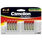 Batterij Camelion Micro LR03 MN2400 HR03 Plus Alkaline (4+4) Blister van 8