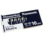 Panasonic Powerline Industrial Alkaline AAA LR03AD LR03 1,5V 10 pack