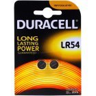 25x Duracell Knoopcel Type AG10 2er Blister