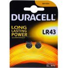 Duracell Knoopcel LR43 LR1142 AG12 V12GA 2-pack blisterverpakking