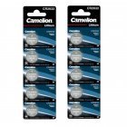 10x lithium knoopcel, batterij Camelion CR2032 bijv. voor horloges 2x Blister van 5