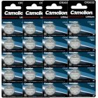 20x lithium knoopcel, batterij Camelion CR2032 b.v. voor horloges 4x blisters van 5