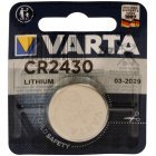Lithium knoopcelbatterij Varta Elektronische CR2430 3V 1er blaar