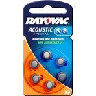 Rayovac Akoestische speciale hoortoestelbatterij Type 13 / 13AE / AE13 / DA13 / PR48 / V13AT Blister van 6