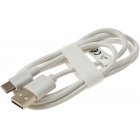 goobay USB-C oplaad- en synchronisatiekabel voor apparaten met USB-C aansluiting, 1m, wit